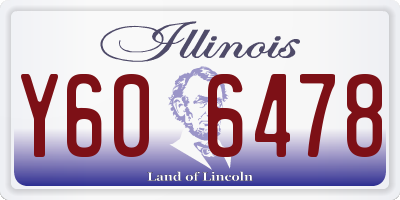 IL license plate Y606478
