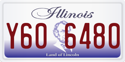 IL license plate Y606480