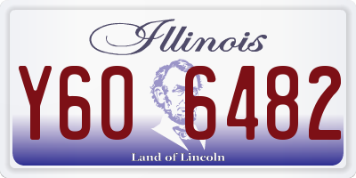 IL license plate Y606482