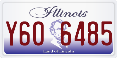 IL license plate Y606485