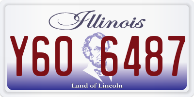 IL license plate Y606487