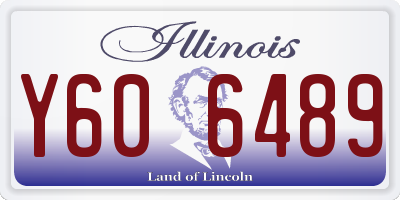 IL license plate Y606489
