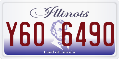 IL license plate Y606490