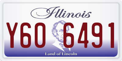 IL license plate Y606491