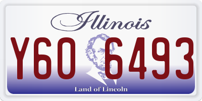 IL license plate Y606493
