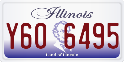 IL license plate Y606495