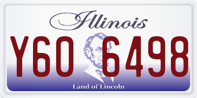 IL license plate Y606498
