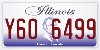 IL license plate Y606499