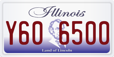 IL license plate Y606500