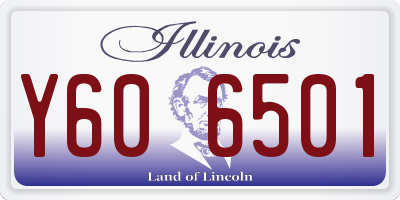 IL license plate Y606501