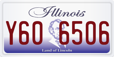 IL license plate Y606506