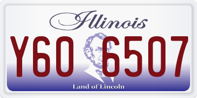 IL license plate Y606507
