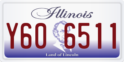 IL license plate Y606511