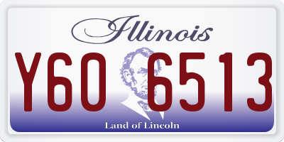 IL license plate Y606513