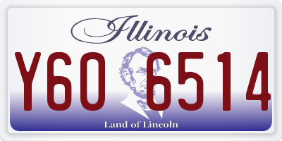 IL license plate Y606514