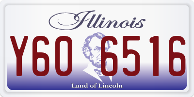 IL license plate Y606516