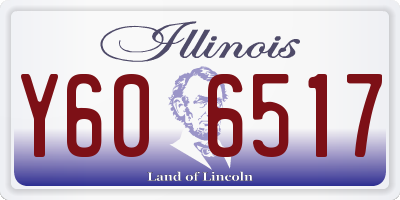 IL license plate Y606517