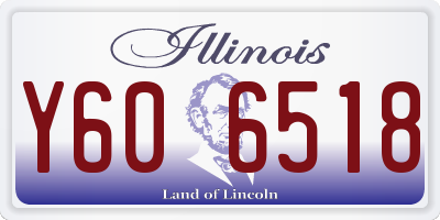 IL license plate Y606518