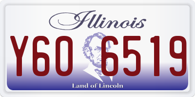 IL license plate Y606519