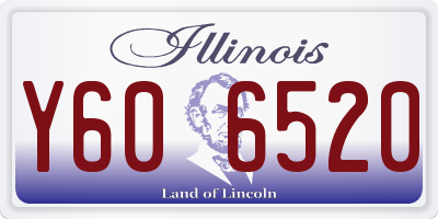 IL license plate Y606520