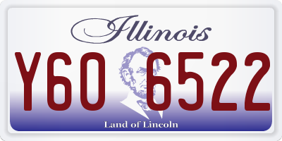 IL license plate Y606522