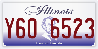 IL license plate Y606523