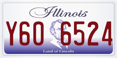 IL license plate Y606524