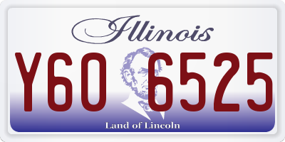 IL license plate Y606525