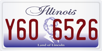 IL license plate Y606526