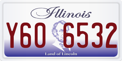 IL license plate Y606532