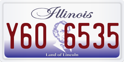 IL license plate Y606535