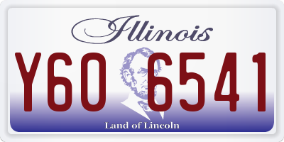 IL license plate Y606541