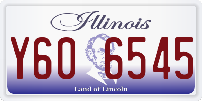IL license plate Y606545