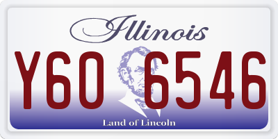 IL license plate Y606546