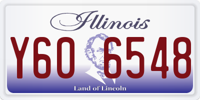 IL license plate Y606548