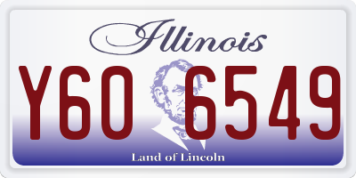 IL license plate Y606549