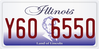 IL license plate Y606550