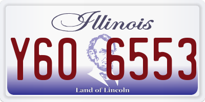 IL license plate Y606553
