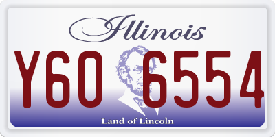 IL license plate Y606554