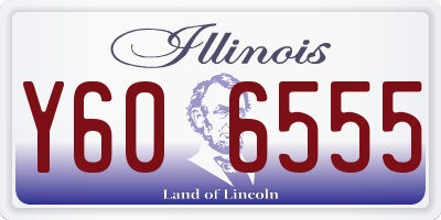 IL license plate Y606555