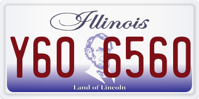 IL license plate Y606560