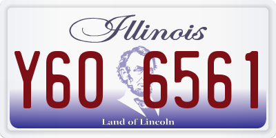IL license plate Y606561