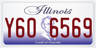 IL license plate Y606569