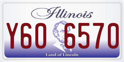 IL license plate Y606570