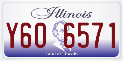 IL license plate Y606571