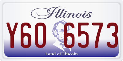 IL license plate Y606573