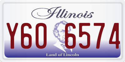 IL license plate Y606574