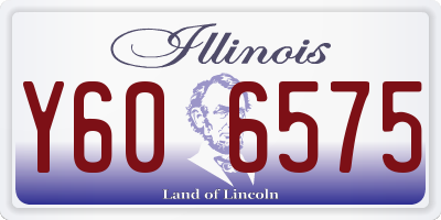 IL license plate Y606575