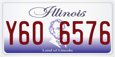 IL license plate Y606576