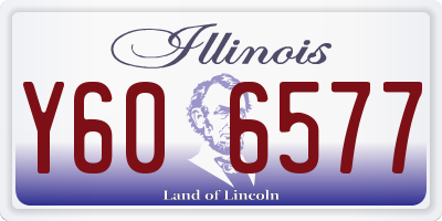 IL license plate Y606577